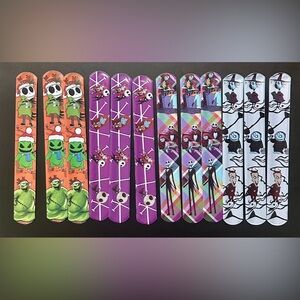 Christmas Nightmare Slap Bracelets 12 in total